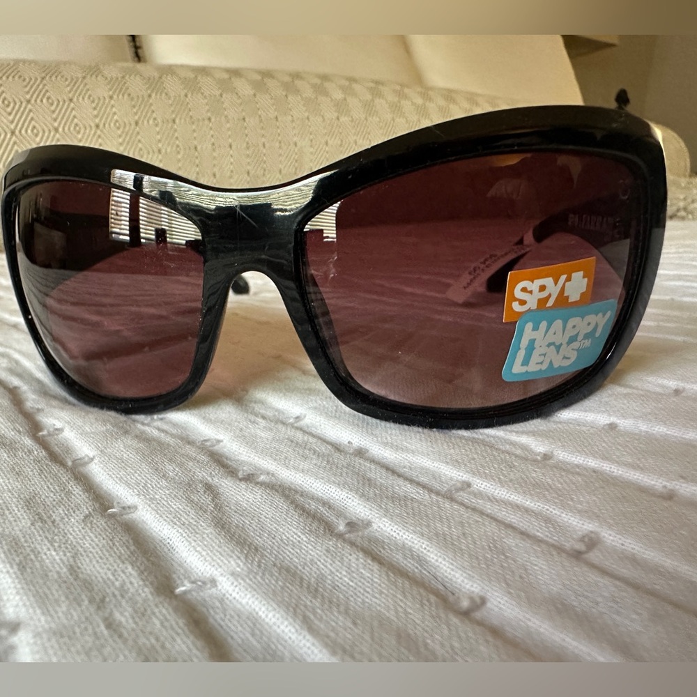 SPY Farrah Black Sunglasses with Brown Lenses
